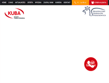 Tablet Screenshot of biuro-kuba.pl